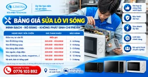 Bảng giá sửa lò vi sóng tại Sửa Điện Tử Limosa