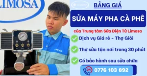 Bảng giá sửa máy pha cà phê tại Sửa Điện Tử Limosa