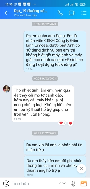 Phản hồi khách hàng 5