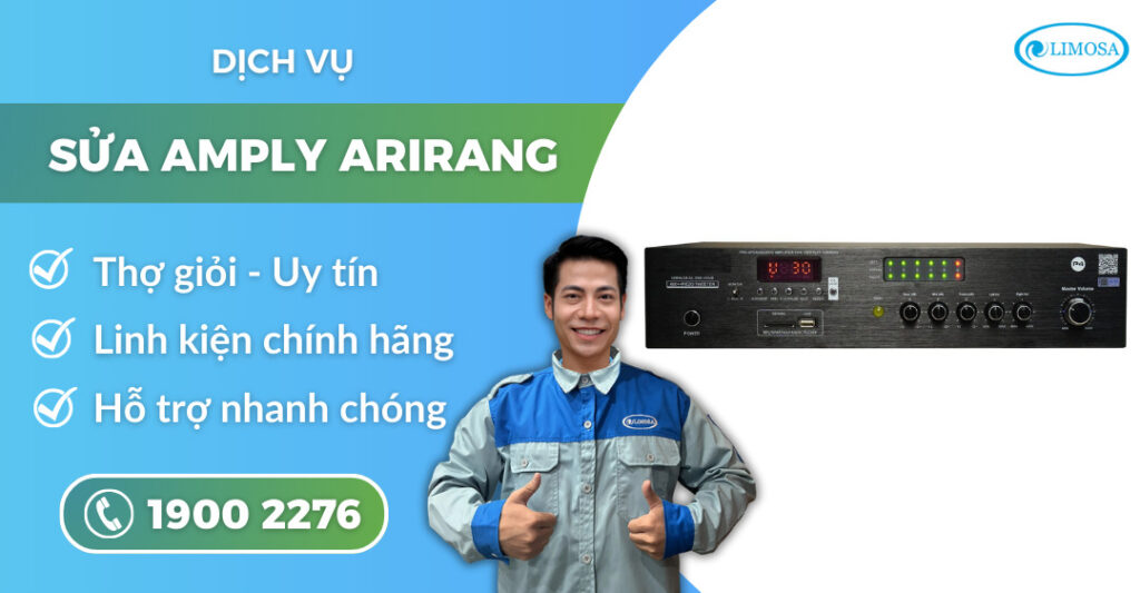 sửa amply Arirang suadientulimosa