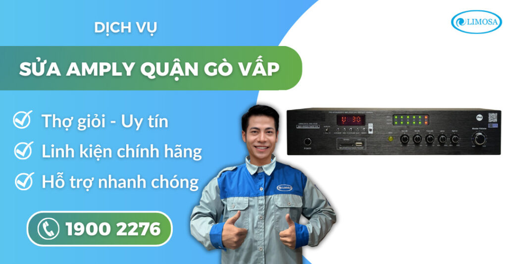 sửa amply quận Gò Vấp suadientulimosa