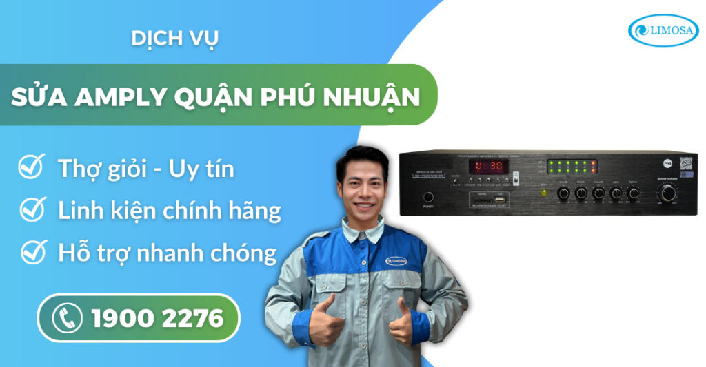 sửa amply quận Phú Nhuận suadientulimosa