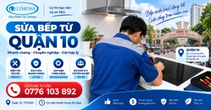 Sửa Bếp Từ Quận 10 tại Sửa Điện Tử Limosa