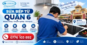 Sửa Bếp Từ Quận 6 tại Sửa Điện Tử Limosa