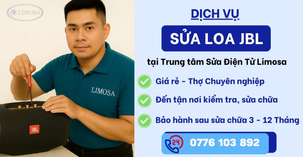 Sửa loa JBL tại Sửa Điện Tử Limosa