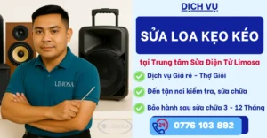 Sửa loa kẹo kéo tại Sửa Điện Tử Limosa