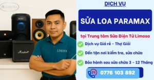 Sửa loa Paramax tại Sửa Điện Tử Limosa