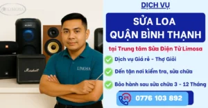 Sửa loa quận Bình Thạnh tại Sửa Điện Tử Limosa