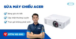 sửa máy chiếu ACER ở Sửa Điện Tử Limosa