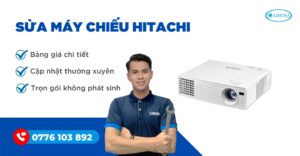 sửa máy chiếu Hitachi ở Sửa Điện Tử Limosa