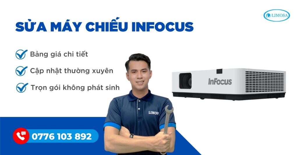 sửa máy chiếu Infocus ở Sửa Điện Tử Limosa