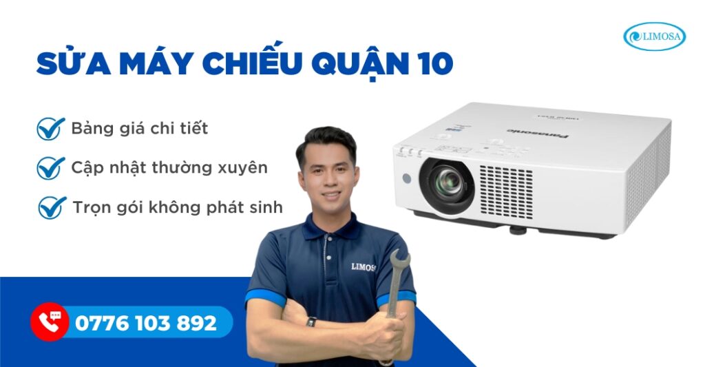 sửa máy chiếu quận 10 ở Sửa Điện Tử Limosa