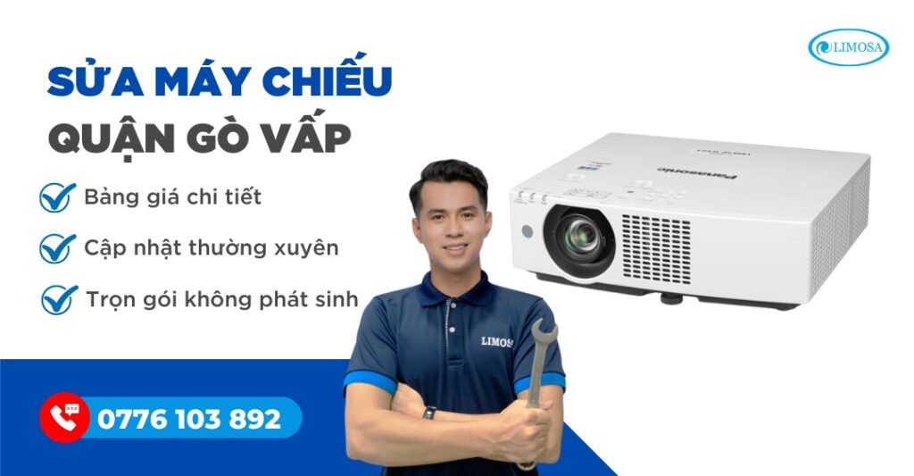 sửa máy chiếu quận Gò Vấp ở Sửa Điện Tử Limosa