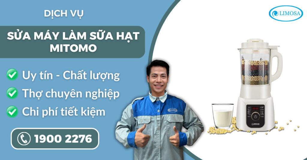 sửa máy làm sữa hạt Mitomo suadientulimosa