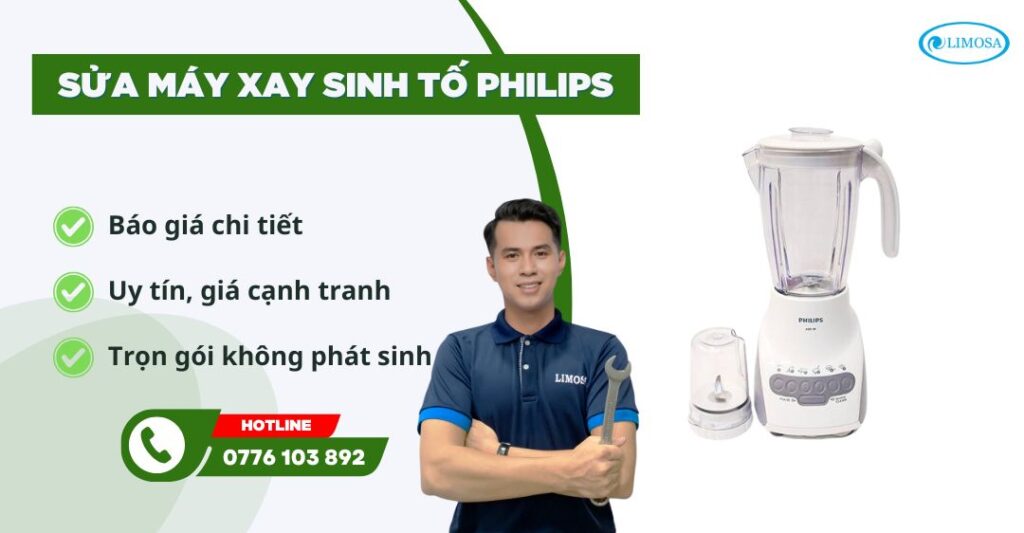 sửa máy xay sinh tố philips