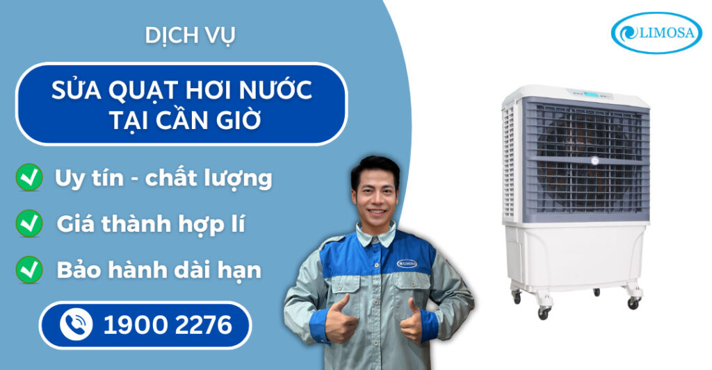 sửa quạt hơi nước tại Cần Giờ suadientulimosa