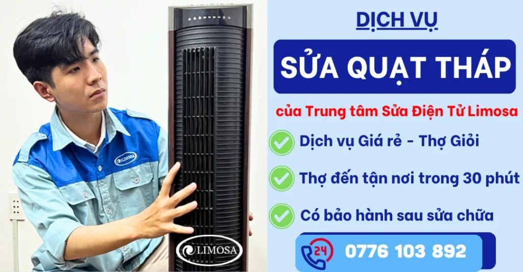 Sửa quạt tháp tại Sửa Điện Tử Limosa