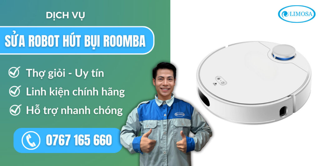 sửa robot hút bụi Roomba suadientulimosa