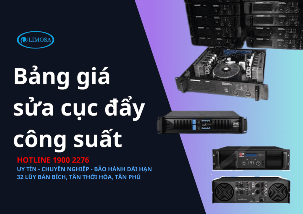 bảng giá sửa cục đẩy công suất