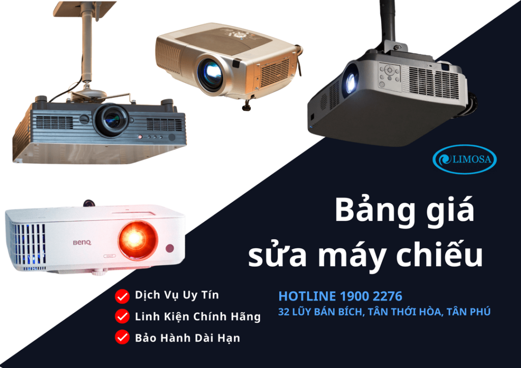 bảng giá sửa máy chiếu