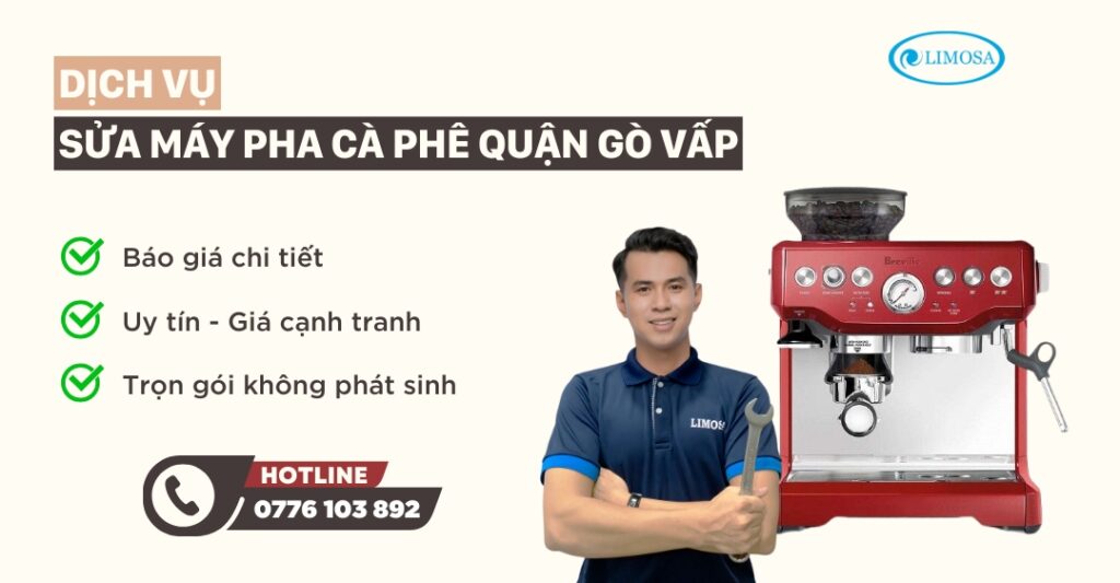 sửa máy pha cà phê quận Gò Vấp