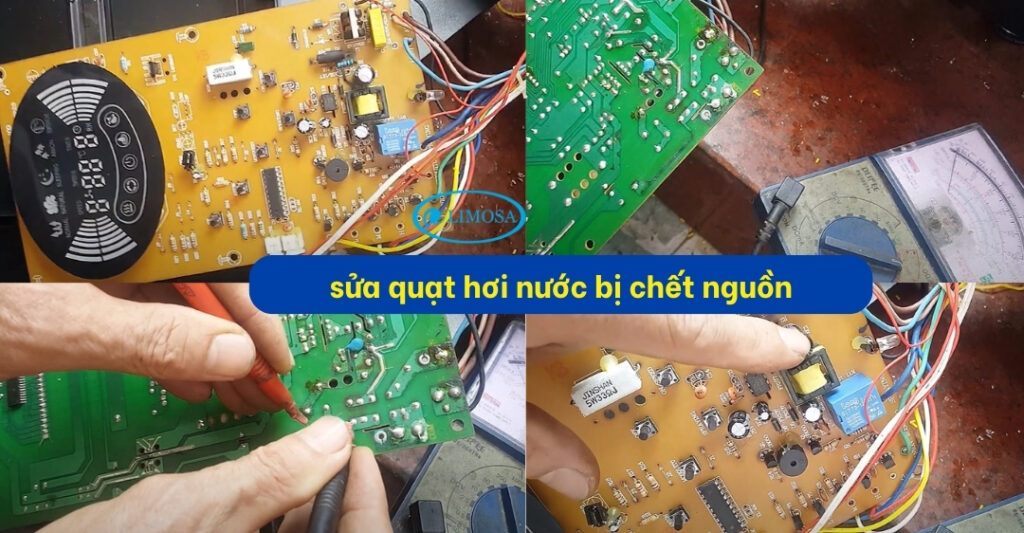 Sửa quạt hơi nước bị chết nguồn