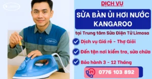 Sửa Bàn Ủi Hơi Nước Kangaroo tại Sửa Điện Tử Limosa
