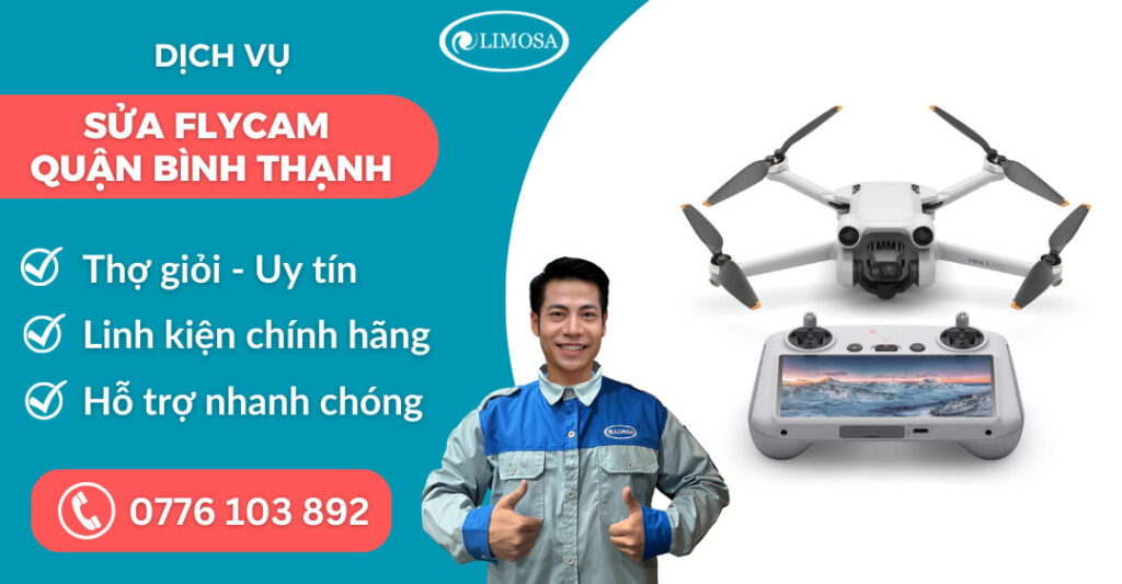 Sửa flycam quận Bình Thạnh suadientulimosa