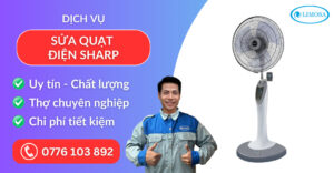 Sửa quạt điện Sharp suadientulimosa