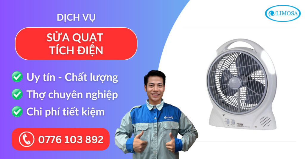 Sửa quạt tích điện suadientulimosa