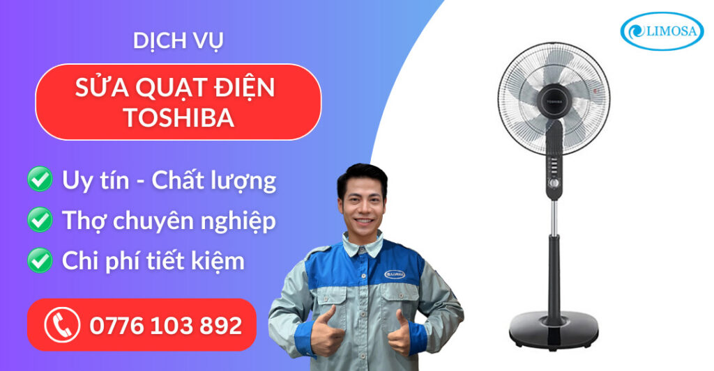 Sửa quạt điện Toshiba suadientulimosa