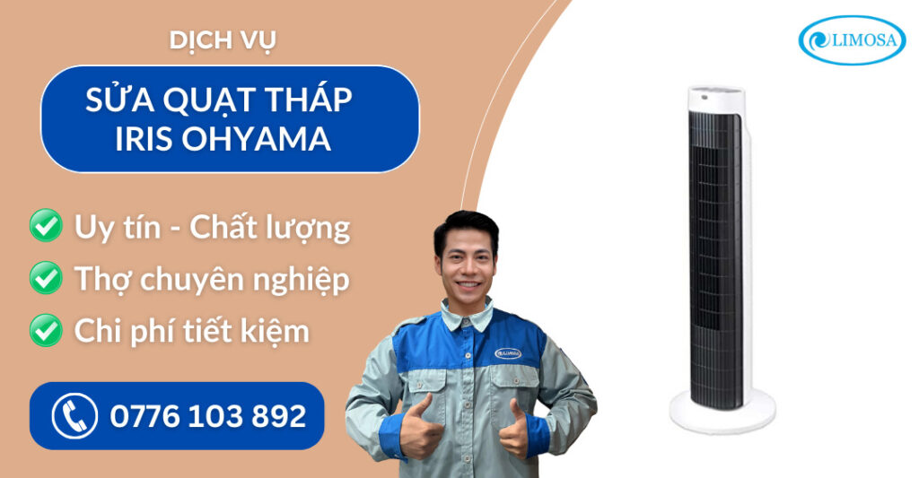 Sửa quạt tháp Iris Ohyama suadientulimosa