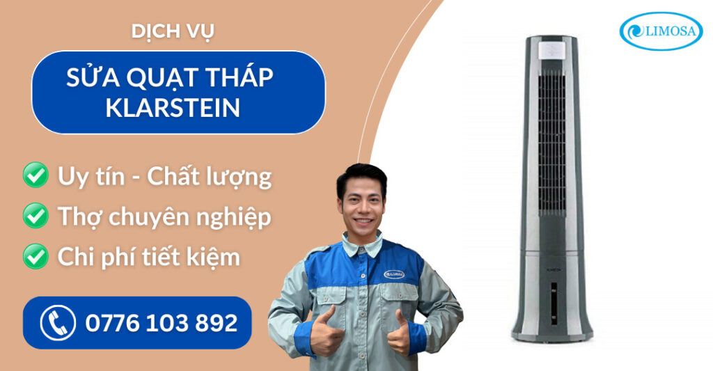 Sửa quạt tháp Klarstein suadientulimosa