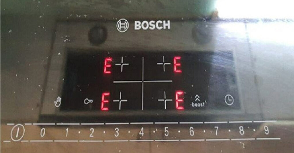 mã lỗi bếp từ Bosch