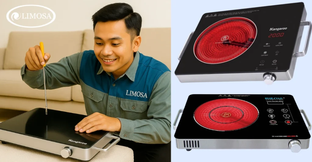 Sửa bếp hồng ngoại tại nhà Giá rẻ