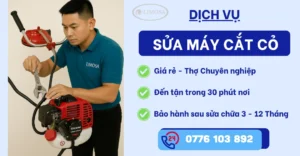 Sửa Máy Cắt Cỏ - Dịch Vụ Sửa Chữa Giá rẻ ở TPHCM