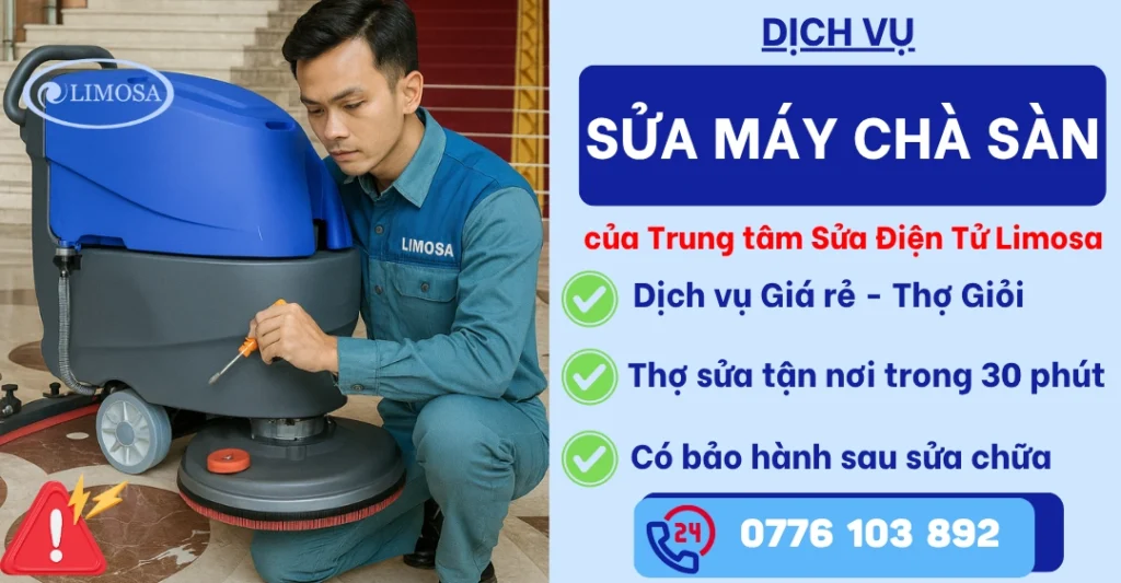 Sửa máy chà sàn tại Sửa Điện Tử Limosa