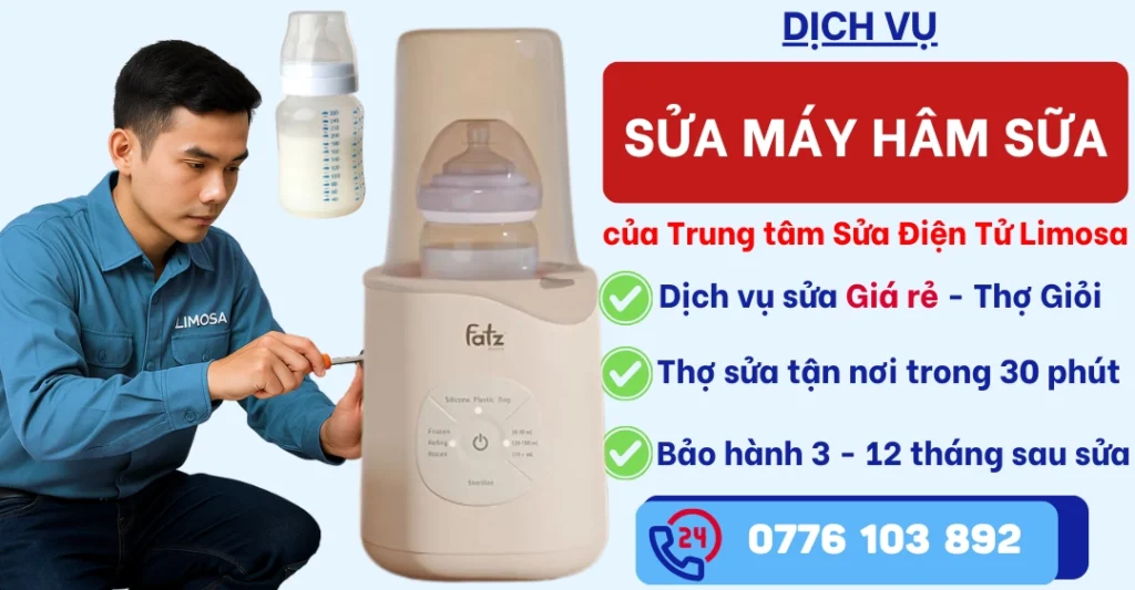 Sửa Máy Hâm Sữa tại Sửa Điện Tử Limosa