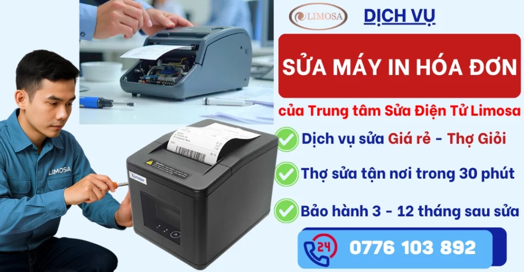 Sửa Máy In Hoá Đơn tại Sửa Điện Tử Limosa
