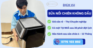 Sửa nồi chiên không dầu tại sửa điện tử Limosa