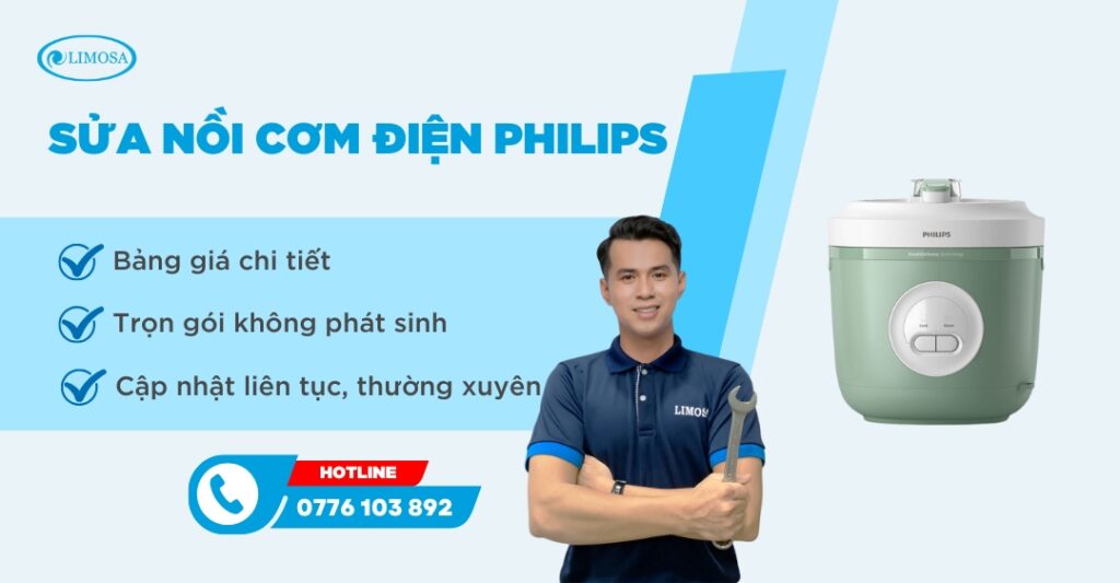 sửa nồi cơm điện philips