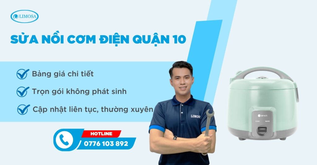 sửa nồi cơm điện quận 10