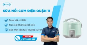 sửa nồi cơm điện quận 11