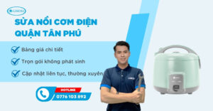 sửa nồi cơm điện quận Tân Phú