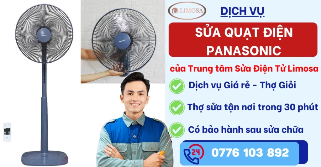 Sửa Quạt Điện Panasonic tại Sửa Điện Tử Limosa