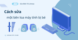 cách sửa một bên loa máy tính bị bé