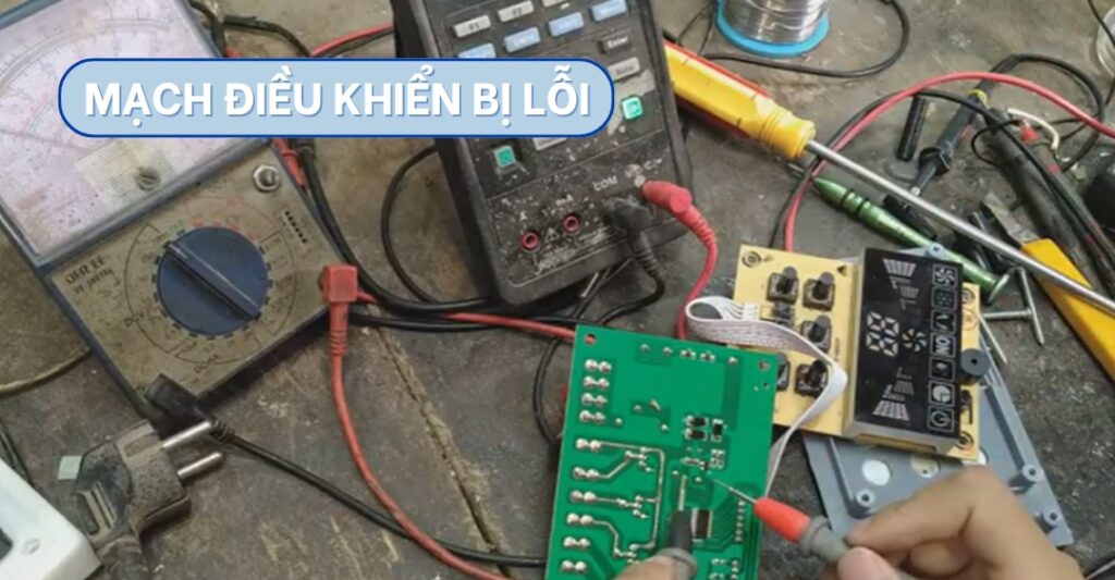 mạch điều khiển quạt hơi nước bị lỗi