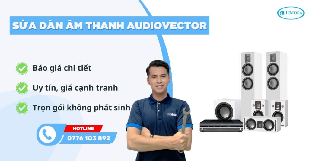 sửa dàn âm thanh Audiovector