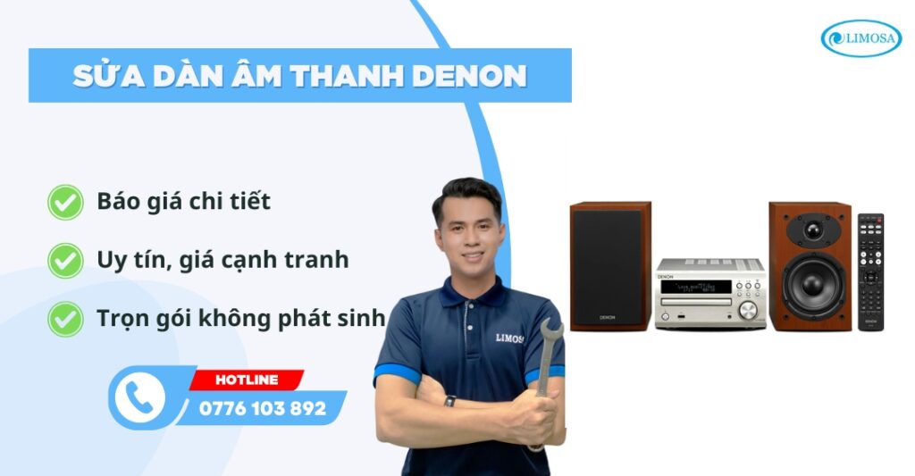 sửa dàn âm thanh Denon