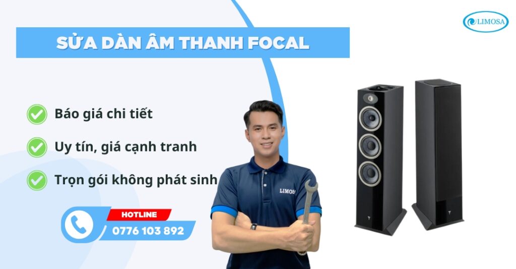 sửa dàn âm thanh Focal